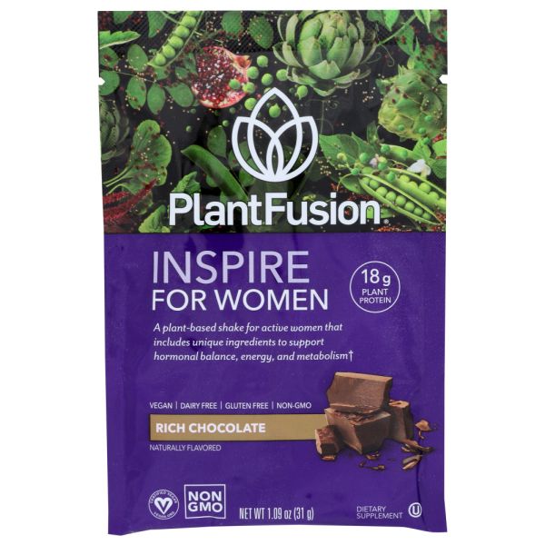 PLANTFUSION: Inspire For Women Rich Chocolate Packet, 1.09 oz