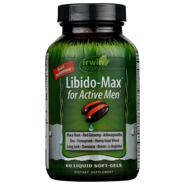 IRWIN NATURALS: Libido Max For Active Men, 60 sg