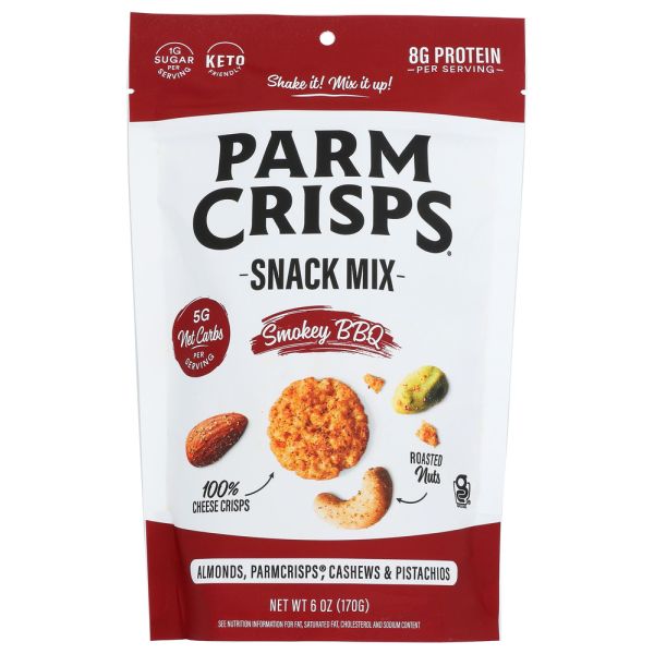 PARM CRISPS: Crisps Snack Mix Bbq, 6 oz