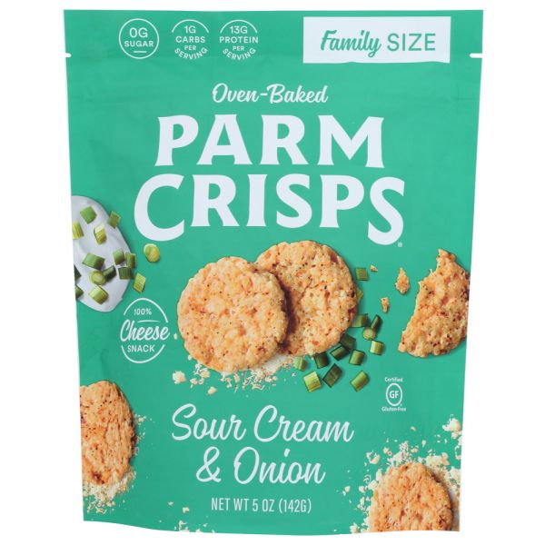 PARM CRISPS: Sour Cream And Onion, 5 oz