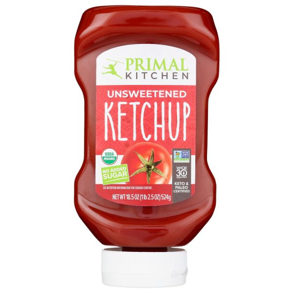 PRIMAL KITCHEN: Ketchup Unsweet Org Sqz, 18.5 oz