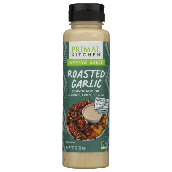 PRIMAL KITCHEN: Roasted Garlic Dipping Sauce, 10 oz
