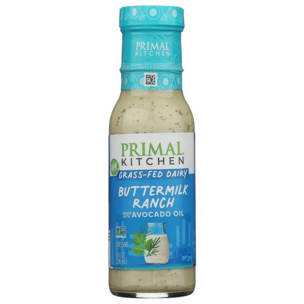 PRIMAL KITCHEN: Buttermilk Ranch Dairy Dressing, 8 fo