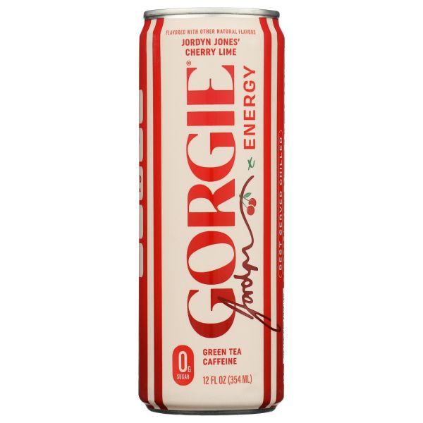 GORGIE: Jordyn Jones Cherry Lime Energy Drink, 12 fo