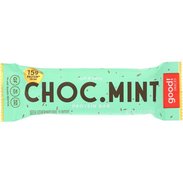 GOOD SNACKS: Chocolate Mint Bar, 2.12 oz