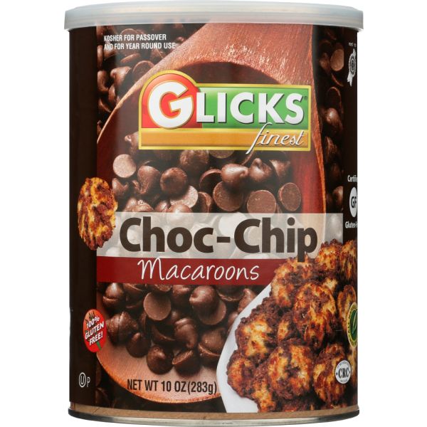 GLICKS: Macaroon Choc Chp Gf, 10 oz