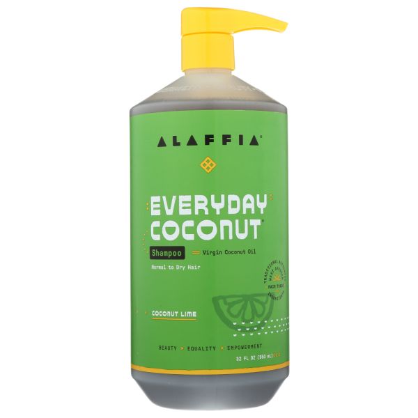 ALAFFIA: Shampoo Coconut Ccnt Lime, 32 FO