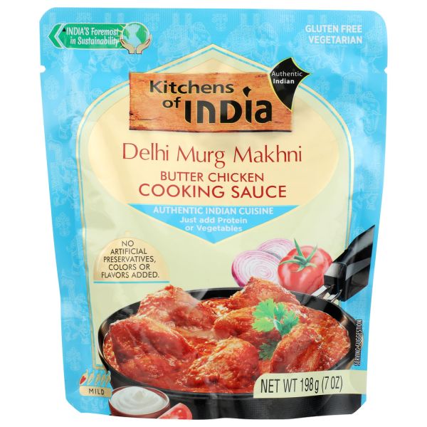 KITCHENS OF INDIA: Sauce Del Mr Mak Btr Chk, 7 oz
