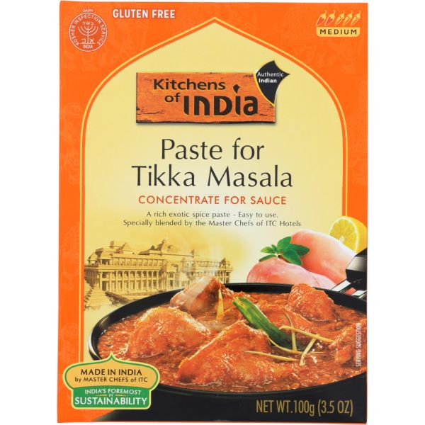 KITCHENS OF INDIA: Paste for Tikka Masala, 3.5 oz