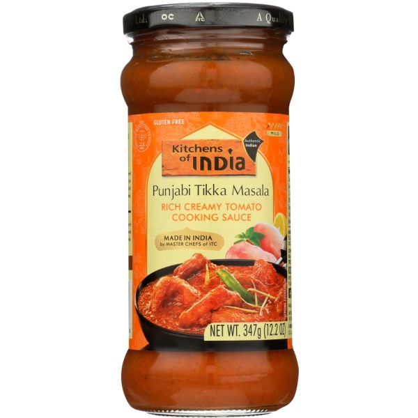 KITCHENS OF INDIA: Sauce Cooking Creamy Tomato, 12.2 oz
