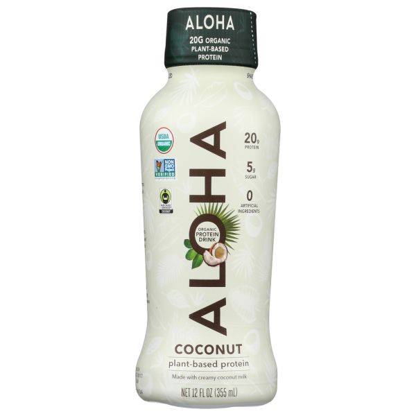 ALOHA: Coconut Protein Drink, 12 oz