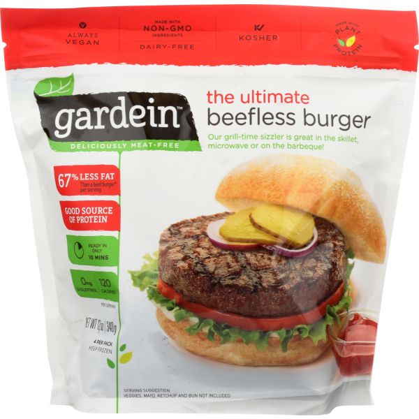 GARDEIN: Ultimate Beefless Burger, 12 oz