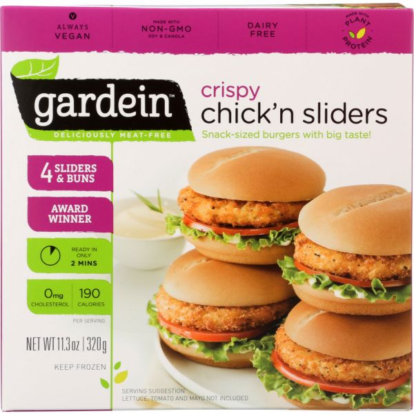 GARDEIN: Crispy Chick'n Sliders Mini Delights, 11.3 oz