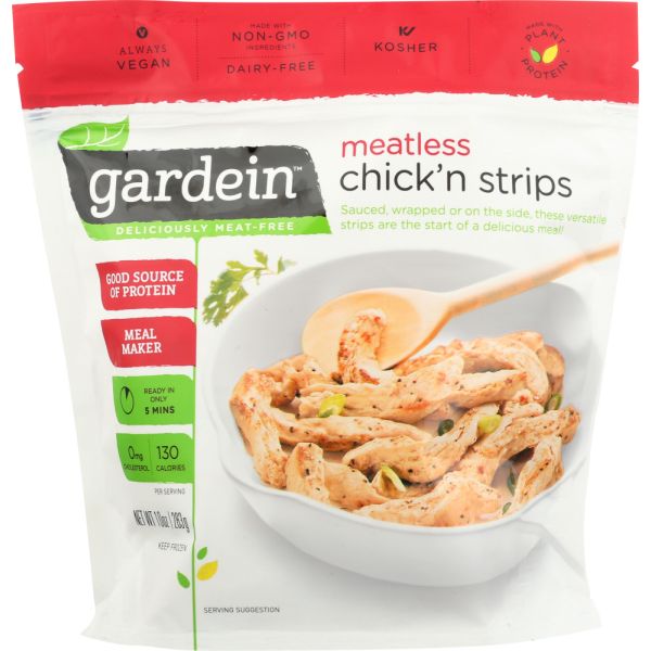GARDEIN: Meatless Chick'n Strips, 10 oz