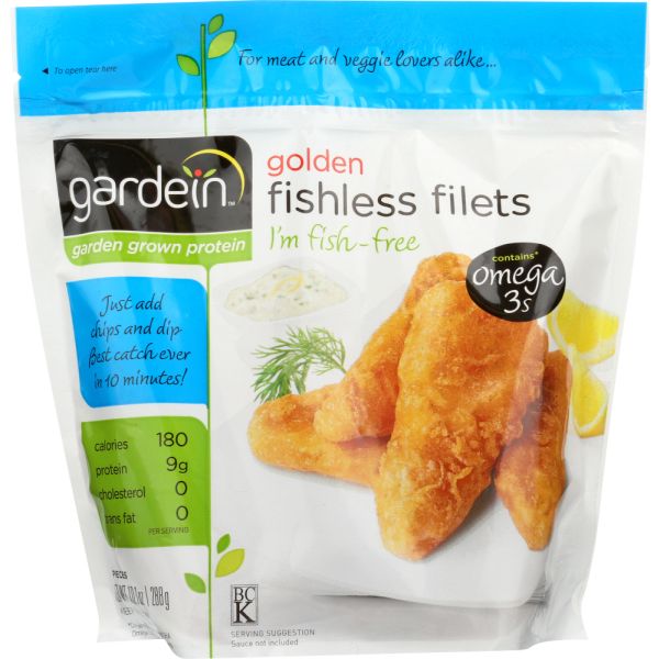 GARDEIN: Golden Fishless Filets, 10.1 oz