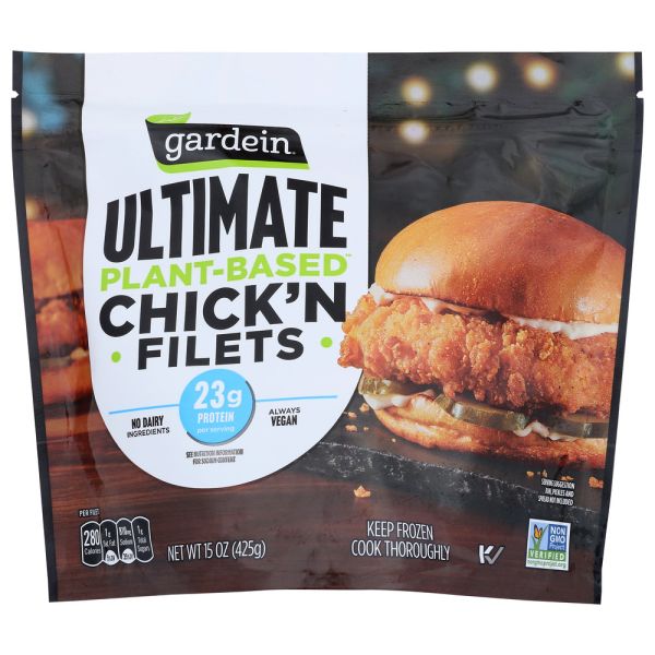 GARDEIN: Ultimate Plant-Based Chick'n Filets, 15 oz