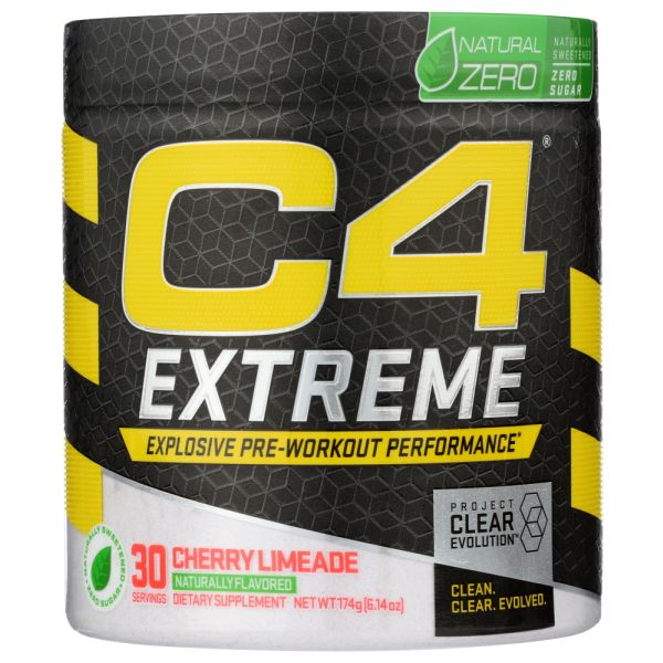 CELLUCOR: C4 Extreme Natural Zero Cherry Limeade, 6.14 oz