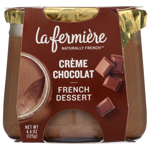 LA FERMIERE: Creme Chocolat Dessert, 4.4 oz