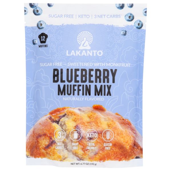 LAKANTO: Blueberry Muffin Mix, 6.77 oz