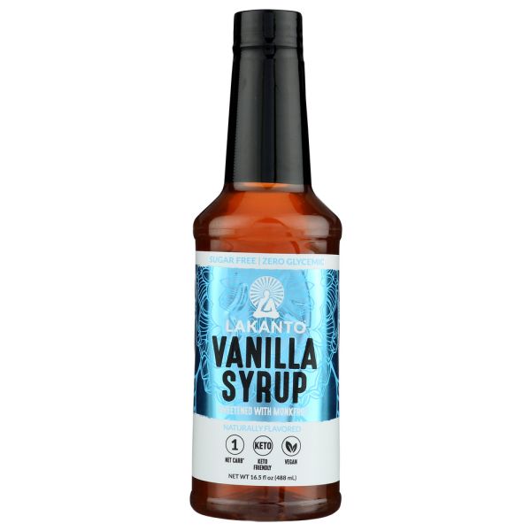 LAKANTO: Simple Syrup Vanilla, 16.5 fo