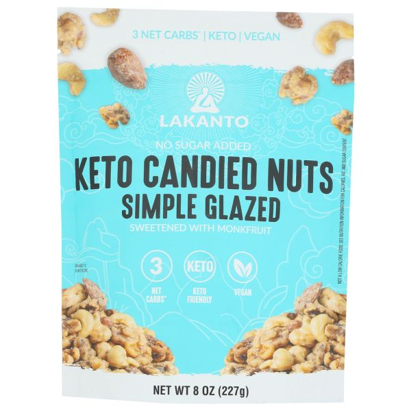 LAKANTO: Nuts Candied Simple Glzd, 8 oz
