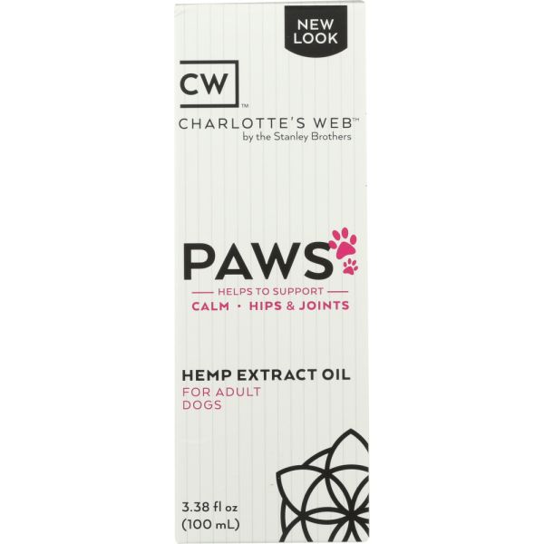 CHARLOTTES WEB: Hemp Extract Oil for Adult Dogs, 3.38 oz