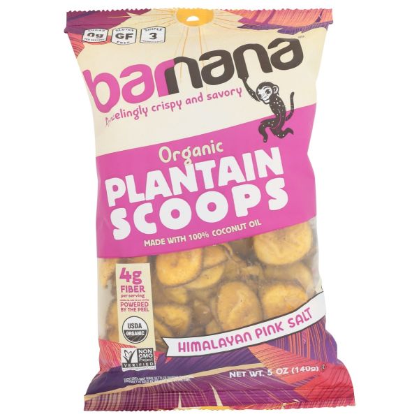 BARNANA: Plantain Scoops Himalayan Pink Salt, 5 oz