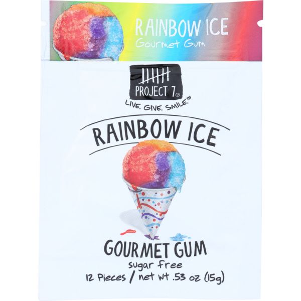 PROJECT 7: Rainbow Ice Gum, 0.53 oz
