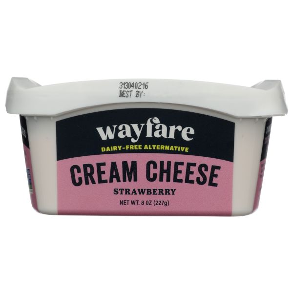 WAYFARE: Strawberry Cream Cheese Dairy Free, 8 oz