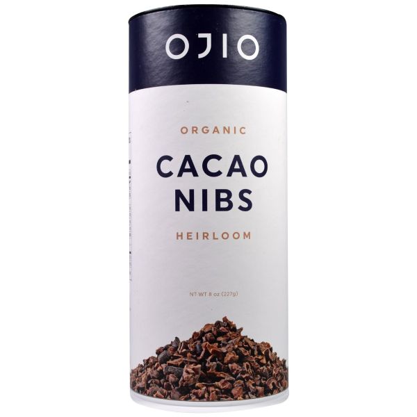OJIO: Cacao Nibs Raw Organic, 8 oz