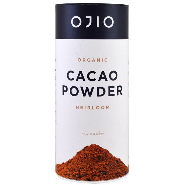 OJIO: Cacao Powder Raw Organic, 8 oz