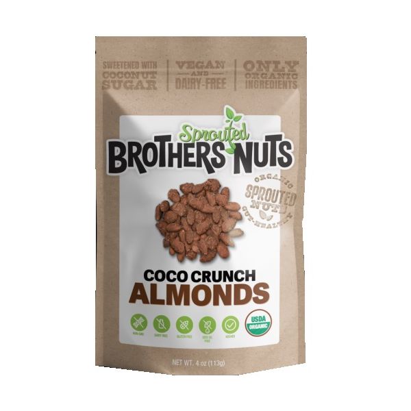 BROTHERS NUTS: Coco Crunch Almonds, 4 oz