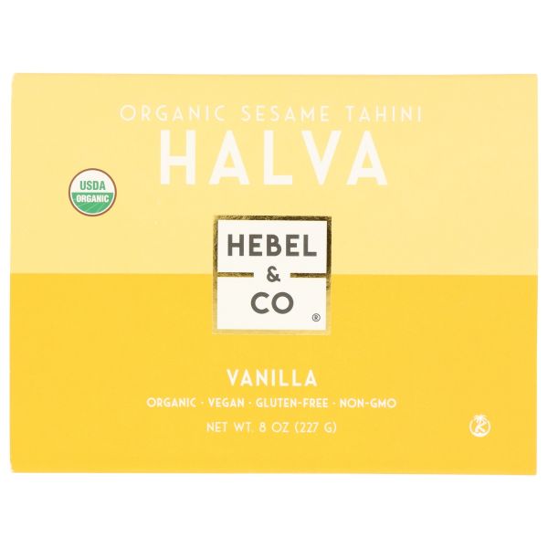 HEBEL AND CO: Organic Vanilla Halva, 8 oz