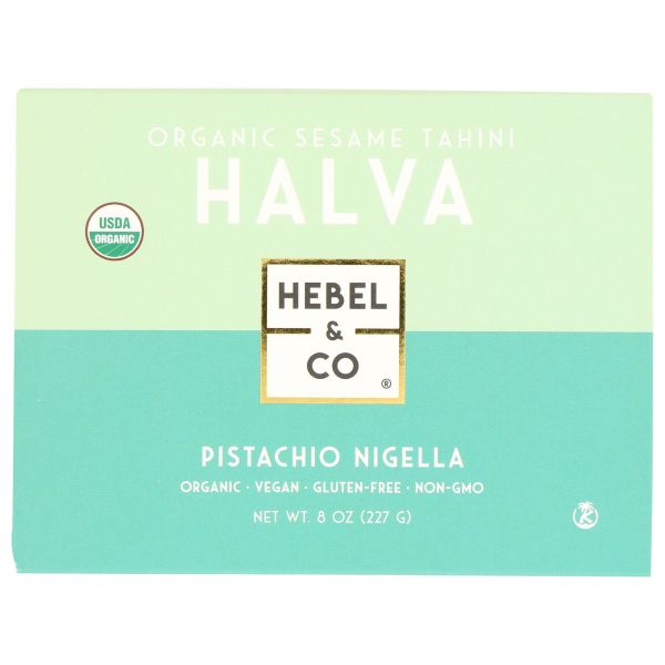 HEBEL AND CO: Organic Pistachio Nigella Halva, 8 oz