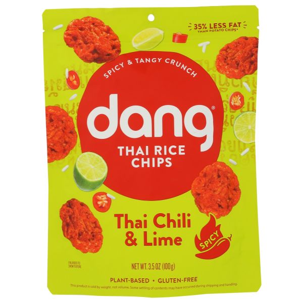 DANG: Thai Chili and Lime Thai Rice Chips, 3.5 oz