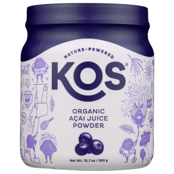 KOS: Organic Acai Berry Powder, 12.7 oz