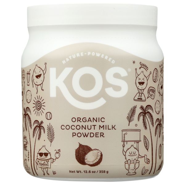 KOS: Organic Coconut Milk Powder, 12.6 oz