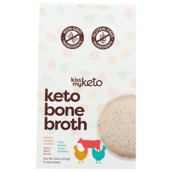 KISS MY KETO: Keto Bone Broth Variety Pack, 285 gm