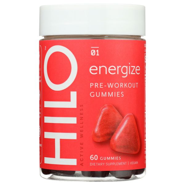 HILO NUTRITION: Energy Gummies, 60 PC