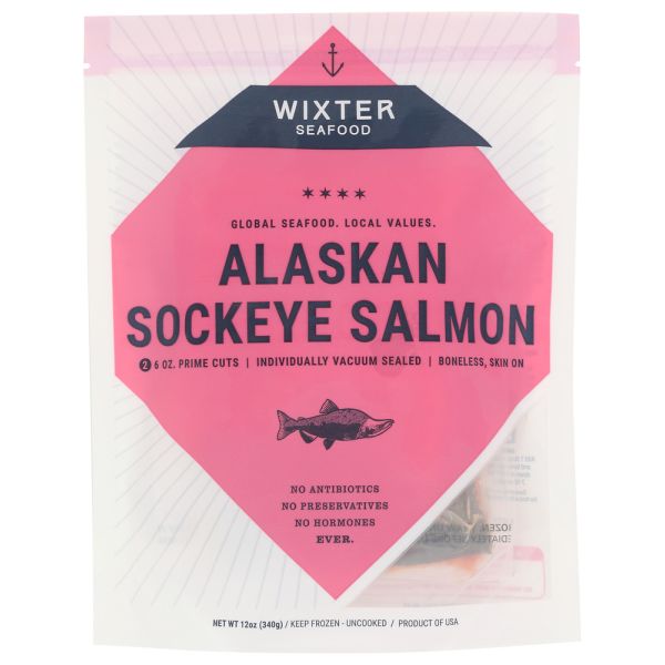 WIXTER SEAFOOD: Alaskan Sockeye Salmon, 12 oz