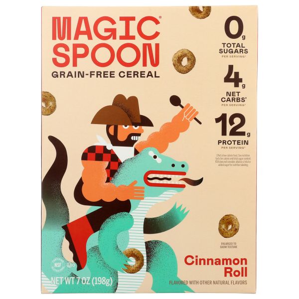 MAGIC SPOON: Cinnamon Roll Cereal, 7 oz