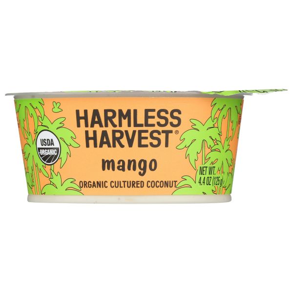 HARMLESS HARVEST: Dairy Free Yogurt Mango, 4.4 oz