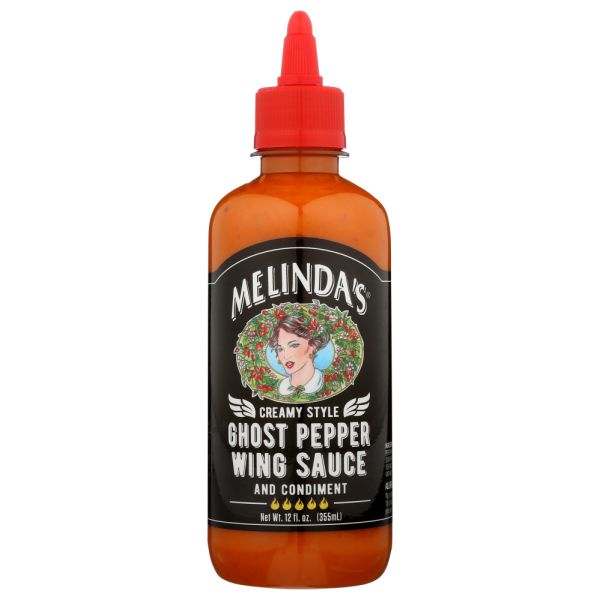 MELINDAS: Sauce Wing Ghost Pepper Cream, 12 oz