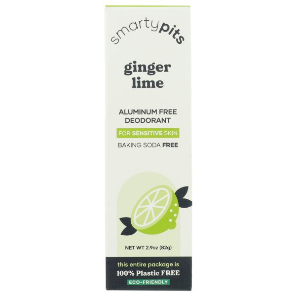 SMARTYPITS: Deodorant Ginger Lime, 2.9 OZ