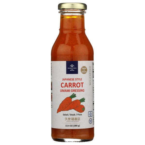 KUZE FUKU AND SONS: Japanese Style Carrot Umami Dressing 13.4 oz