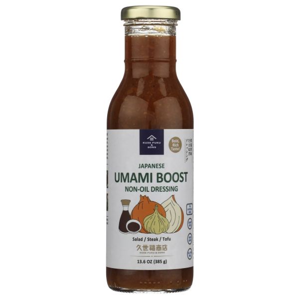 KUZE FUKU AND SONS: Japanese Umami Boost Non-Oil Dressing, 13.6 oz