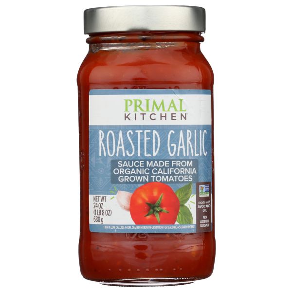 PRIMAL KITCHEN: Roasted Garlic Marinara Sauce, 24 oz