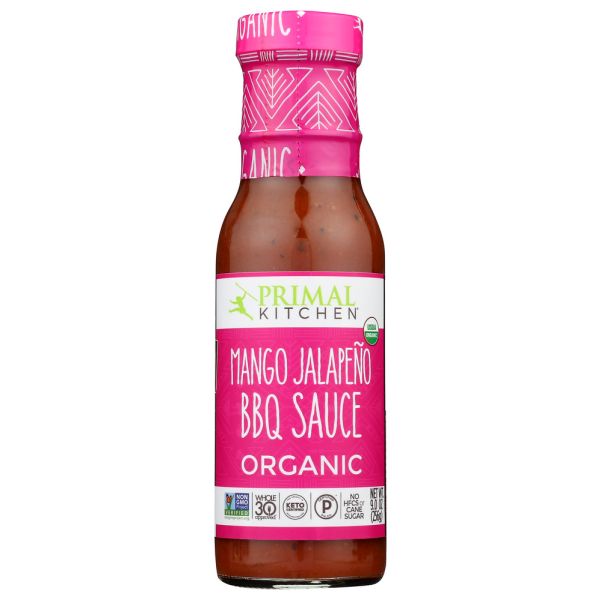 PRIMAL KITCHEN: Organic Mango Jalapeno Bbq Sauce, 9 oz