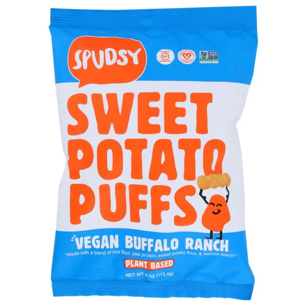 SPUDSY: Buffalo Ranch Sweet Potato Puffs, 4 oz