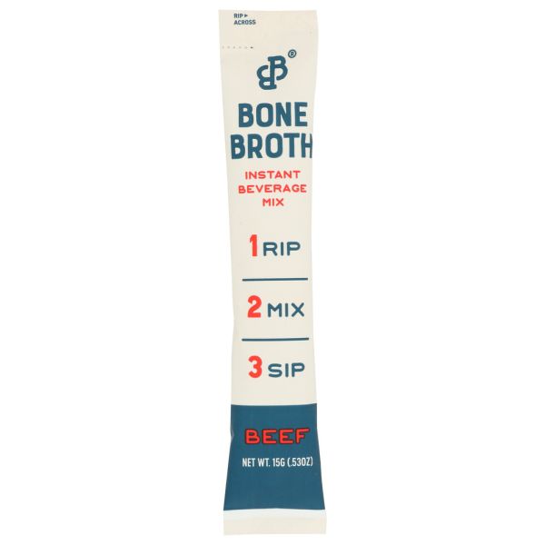 BARE BONES: Broth Bone Beef Stck Sngl, 0.5 oz